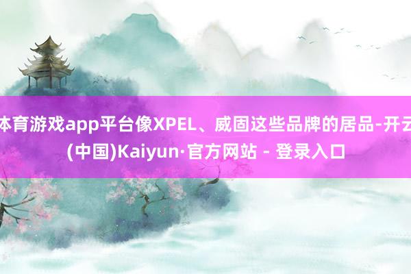 体育游戏app平台像XPEL、威固这些品牌的居品-开云(中国)Kaiyun·官方网站 - 登录入口